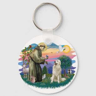 Great Pyrenees (#1) Key Ring