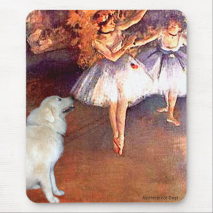 Great Pyrenees 6 - Two Dancers Mouse Pad