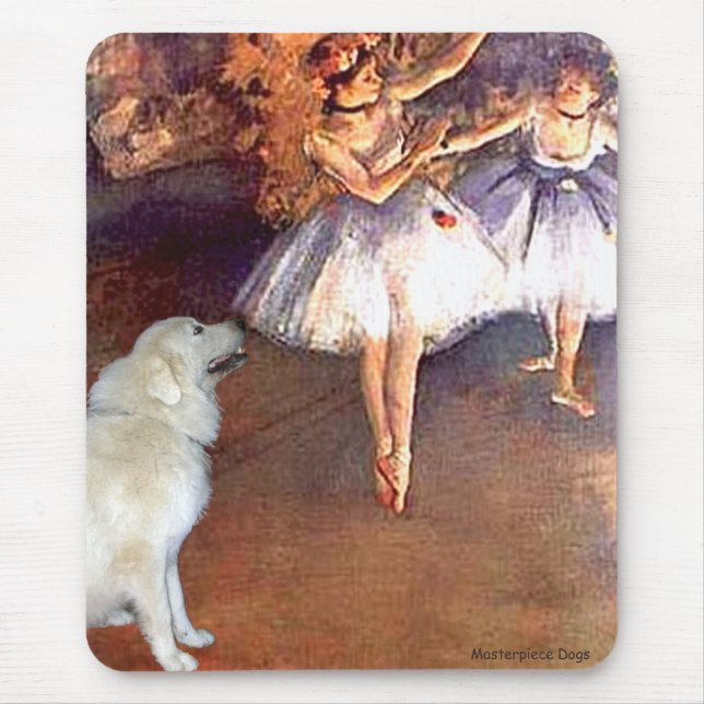 Great Pyrenees 6 - Two Dancers Mouse Pad (Front)