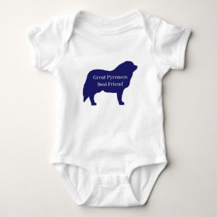 Great Pyrenees Baby bodysuit