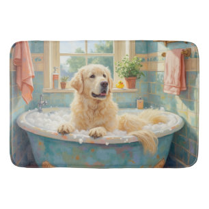Great Pyrenees Bath Time Cosy Bathroom Decor Mat