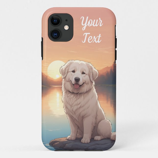 Great Pyrenees by Lake Case-Mate iPhone Case (Back)