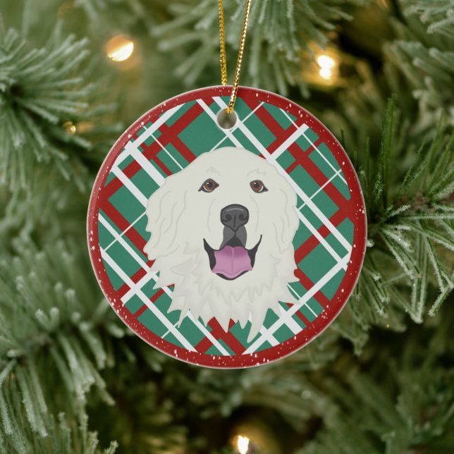 Great Pyrenees Ceramic Tree Decoration (Tree)
