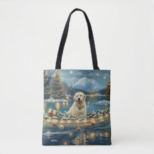 Great Pyrenees Christmas Festive Voyage Tote Bag