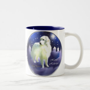 Great Pyrenees Christmas Gifts Two-Tone Coffee Mug