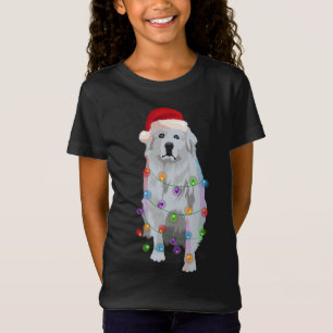 Great Pyrenees Christmas Lights Xmas Patou Pyrenea T-Shirt