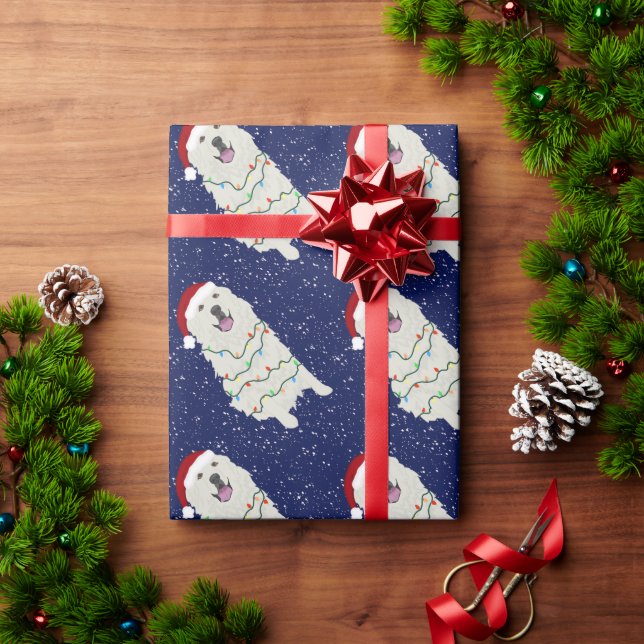 Great Pyrenees Christmas Wrapping Paper (Holiday Gift)