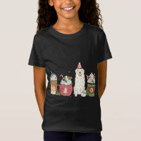 Great Pyrenees Coffee Latte Winter Christmas Dog M