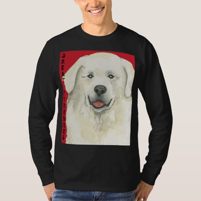 Great Pyrenees Colour Block T-Shirt (Front)