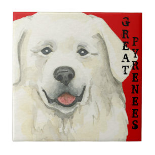 Great Pyrenees Colour Block Tile