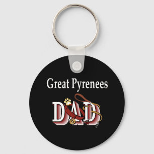 Great Pyrenees DAD Keychain