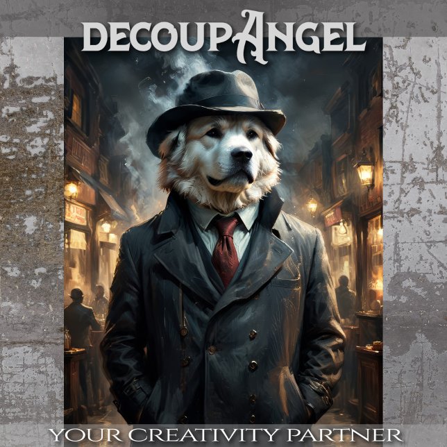 Great Pyrenees - Decoupage -  Tissue Paper (Creator Uploaded)