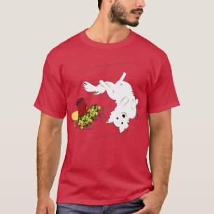 Great Pyrenees Dog Goes Spread Eagle Funny Great P T-Shirt