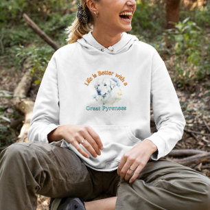 Great Pyrenees dog mom dog dad dog lover T-Shirt Hoodie