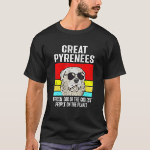Great Pyrenees Dog Retro Vintage Pyrenees T-Shirt