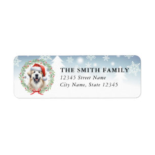 Great Pyrenees Dog Return Address Label