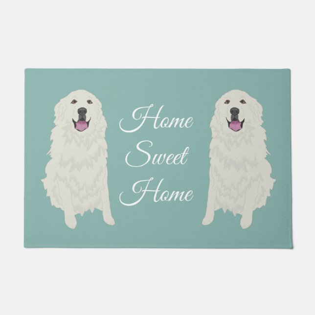Great Pyrenees Doormat (Front)