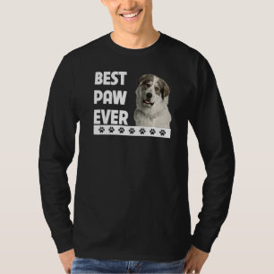 Great Pyrenees Fathers Day Best Paw Ever Dog Dad T-Shirt