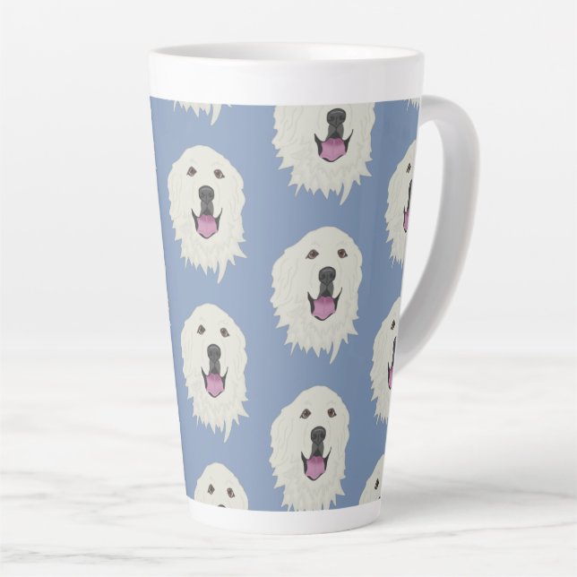 Great Pyrenees  Latte Mug (Right Angle)
