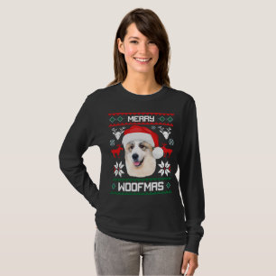 Great Pyrenees Merry Woofmas Christmas Longsleeve T-Shirt
