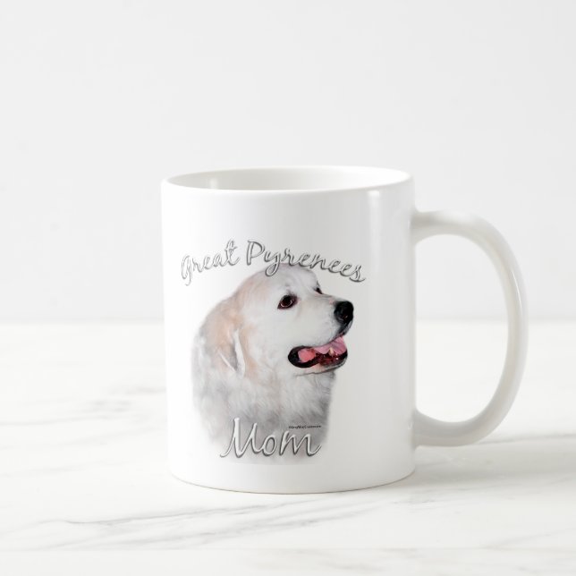 Great Pyrenees Mum 2 Coffee Mug (Right)