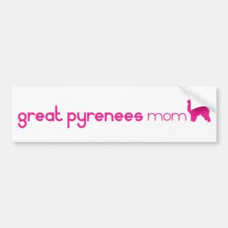 Great Pyrenees Mum Bumper Sticker
