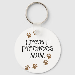 Great Pyrenees Mum Key Ring