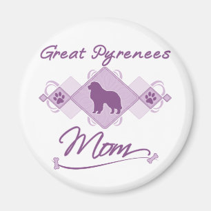 Great Pyrenees Mum Magnet