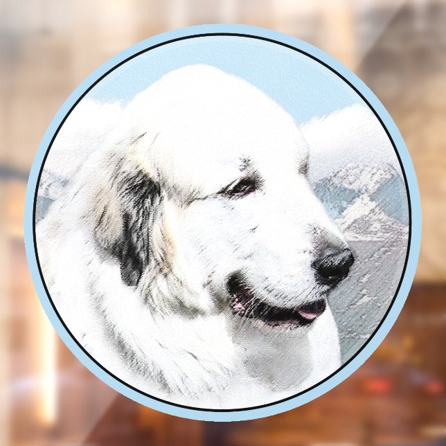 Great Pyrenees Painting - Original Dog Art (Sheet 2)