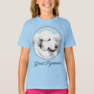Great Pyrenees Painting - Original Dog Art T-Shirt