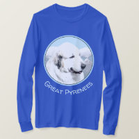 Great Pyrenees Painting - Original Dog Art