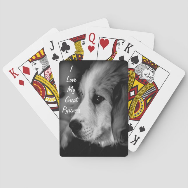 Great Pyrenees Playing Cards (Back)