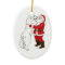 Great Pyrenees Santa Ornament