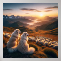 Great Pyrenees Start of the Day