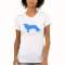Great Pyrenees T-shirt (blue silhouette)