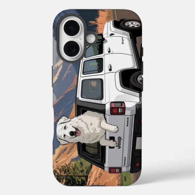 Great Pyrenees trip Case-Mate iPhone Case (Back)