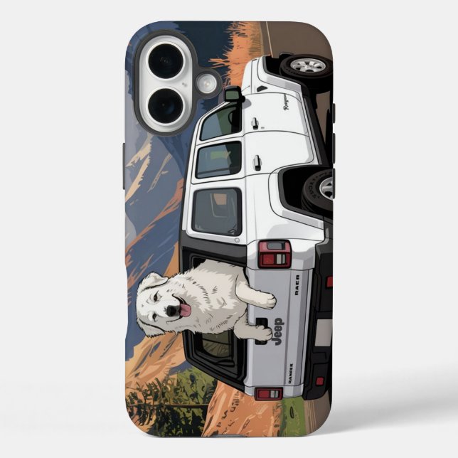 Great Pyrenees trip Case-Mate iPhone Case (Back)