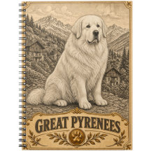 Great Pyrenees, Vintage Heritage Dog