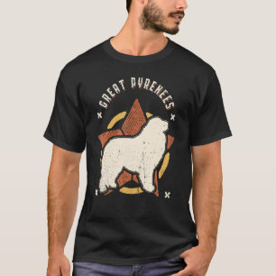 Great Pyrenees Vintage Retro Classic Dog T-Shirt