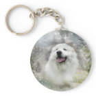 Great Pyrenees Winter Scene