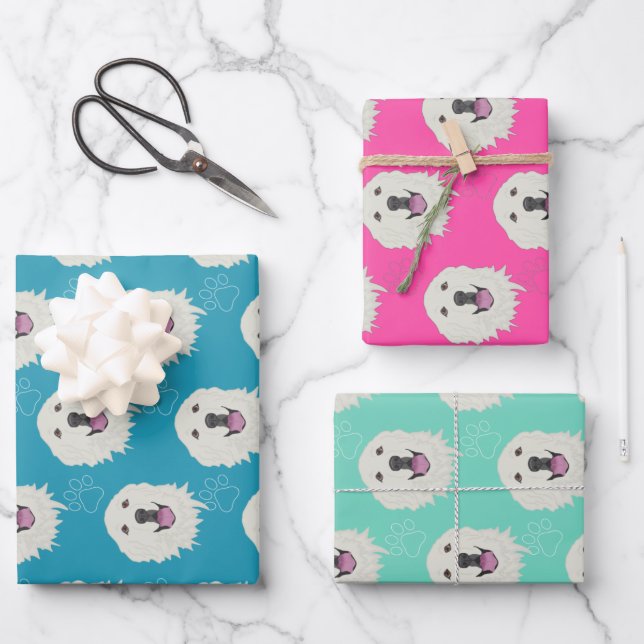 Great Pyrenees  Wrapping Paper Sheet (Front)