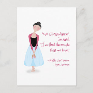 Great Quotations_Dance Postcard