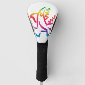 great rainbow shark golf head cover