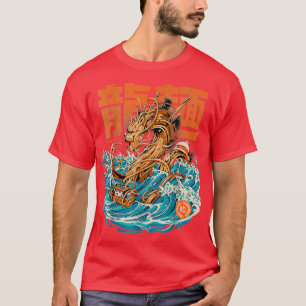 Great Ramen Dragon Off Kanagawa Noodle Japanese Fo T-Shirt