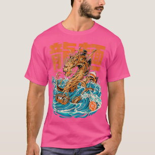 Great Ramen Dragon Off Kanagawa Noodle Japanese Fo T-Shirt