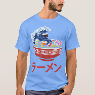 Great Ramen Wave of Kanagawa Japanese Noodles Kawa T-Shirt