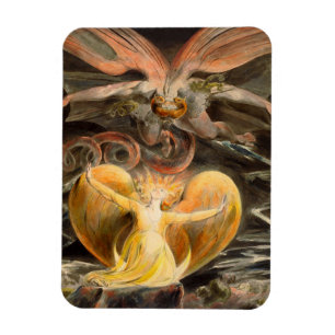 Great Red Dragon and the Woman Clothed with Sun Magnet