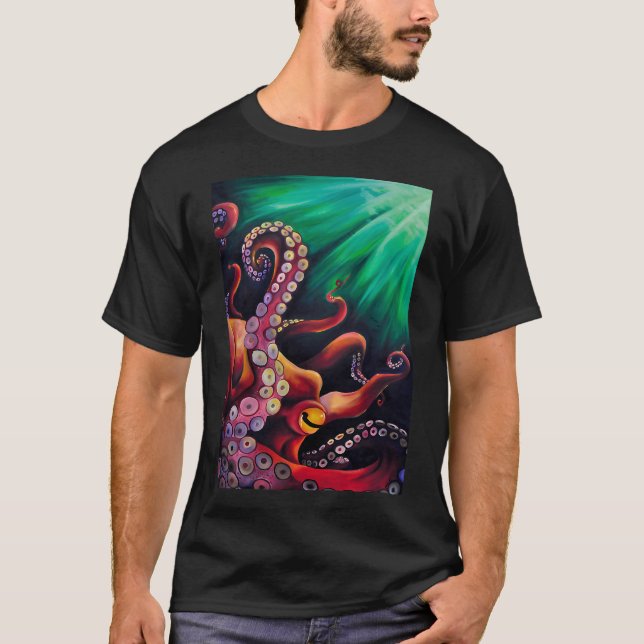 Great red octopus T-Shirt (Front)