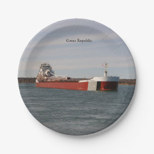 Great Republic paper plate
