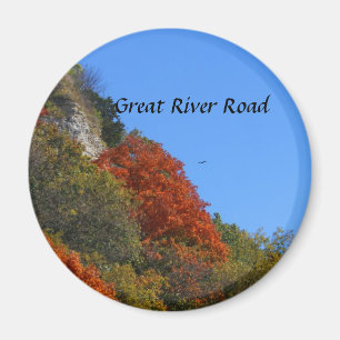 Great River Road Magnet